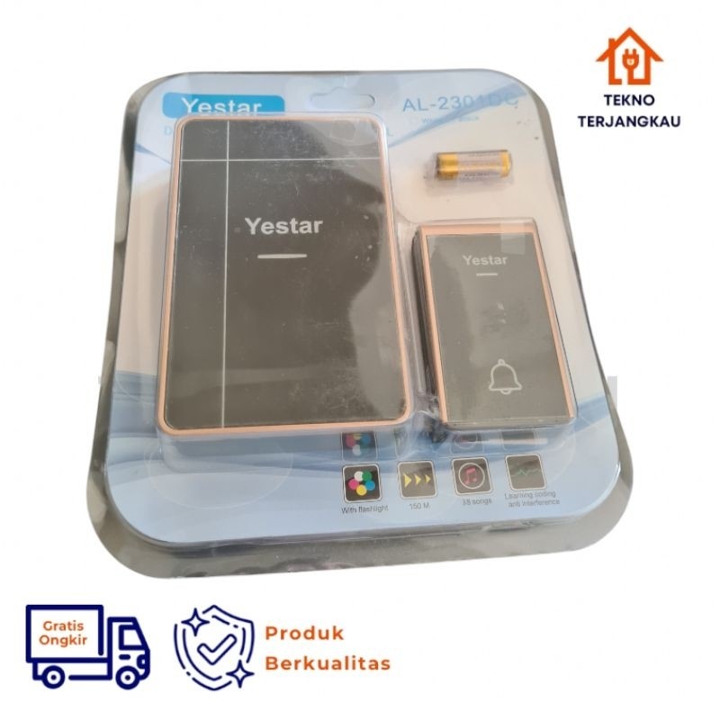 Bell Listrik / Baterai Yestar / Muxindo Bell Rumah