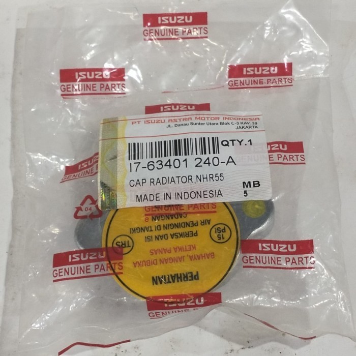 SPARE PART TUTUP RADIATOR CAP TABUNG AIR ISUZU ELF NHR NKR 55 NKR 71