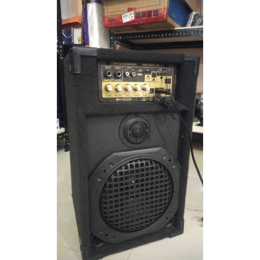 Taffstudio Spiker Aktif Bluetooth 12 Inch Bass Gler Istimewa Single Speaker Aktif 12 inch