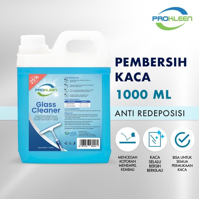 PROKLEEN Pembersih Kaca Glass Cleaner 1000ml