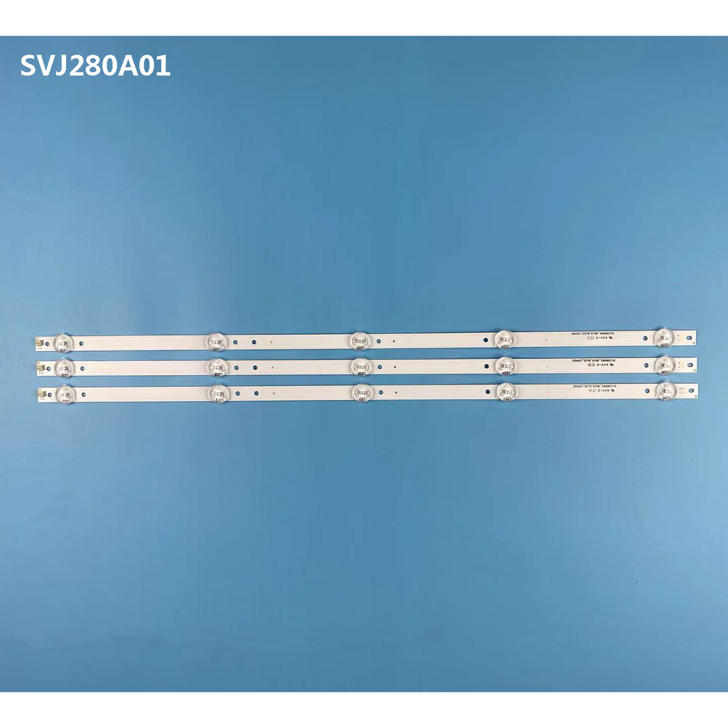 3pcs 530mm LED Backlight strip SVJ280A01 REV3 5LED 130402 28C2000B H280B7100C L2830HD 28C2000B M280X