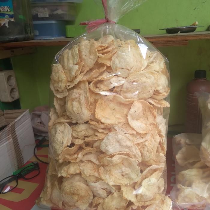 PROMO  Emping melinjo matang kemasan pĺastik 1 kg