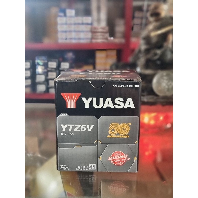 Aki Yuasa YTZ 6V
