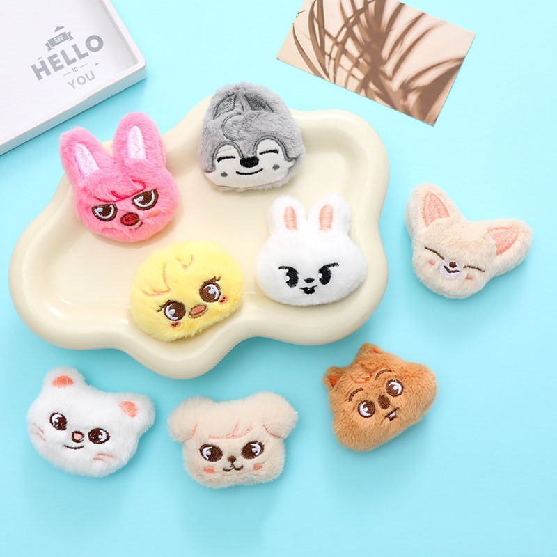 Stray kids skzoo new cartoon doll broo skzoo doll animal head clothing bag accessories