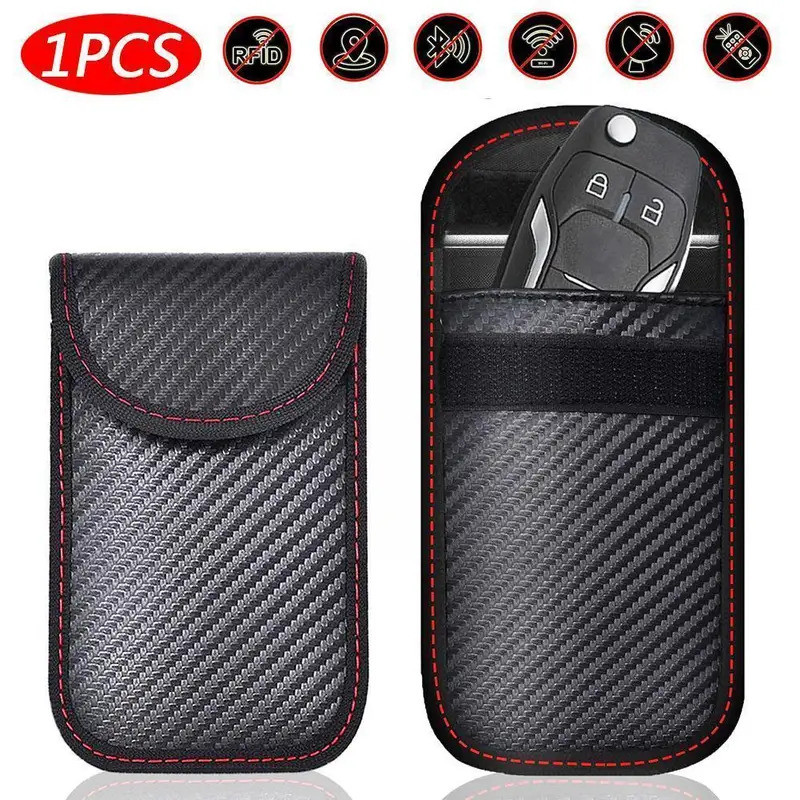 Car Key Signal Blocker Faraday Cage Pouch M7D8