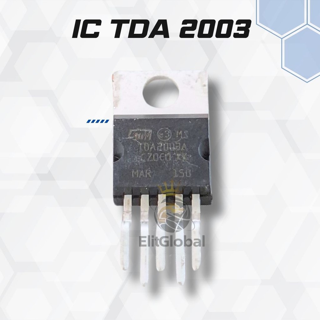 IC TDA 2003 Amplifier Mono 10W untuk Speaker dan Bass Booster