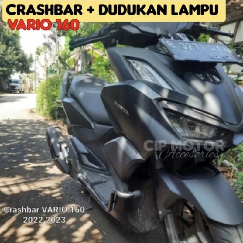 Crashbar VARIO 160 2022 2023 Tubular Vario 160 Dudukan Lampu Vario 160