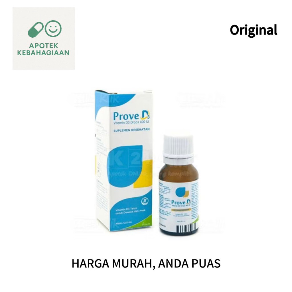 Terbaru PROVE D3 DROPS 400IU / PROVE D3 DROPS 400 IU / PROVE-D3 DROP