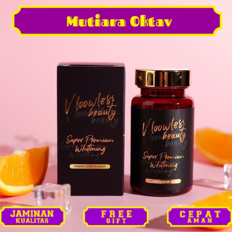 SUPER PREMIUM WHITENING VLOOWLESS BEAUTY || SUPLEMEN PEMUTIH AMPUH || ORIGINAL