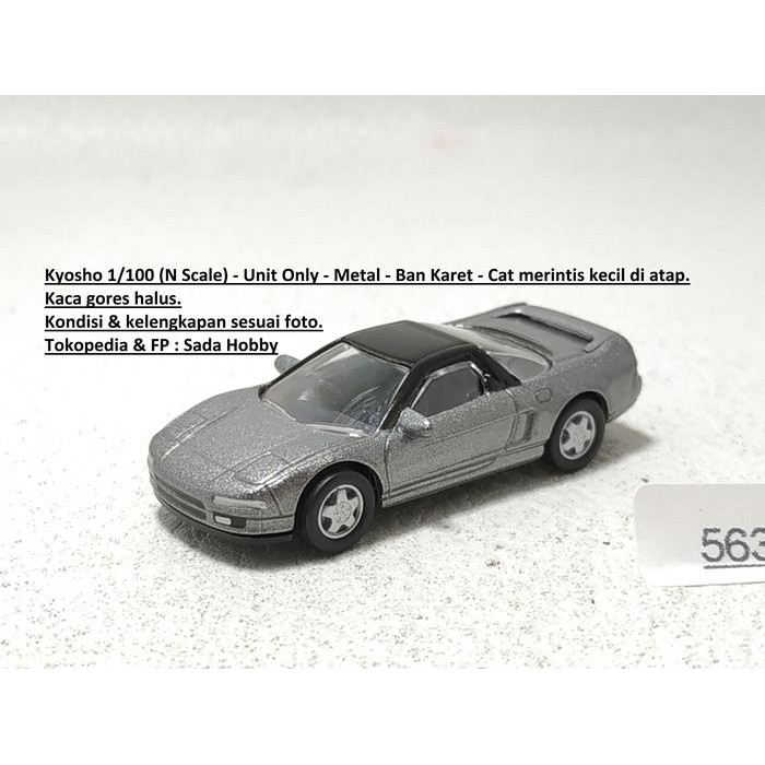 HW  Kyosho 1/100 Honda NSX Grey Unit Only
