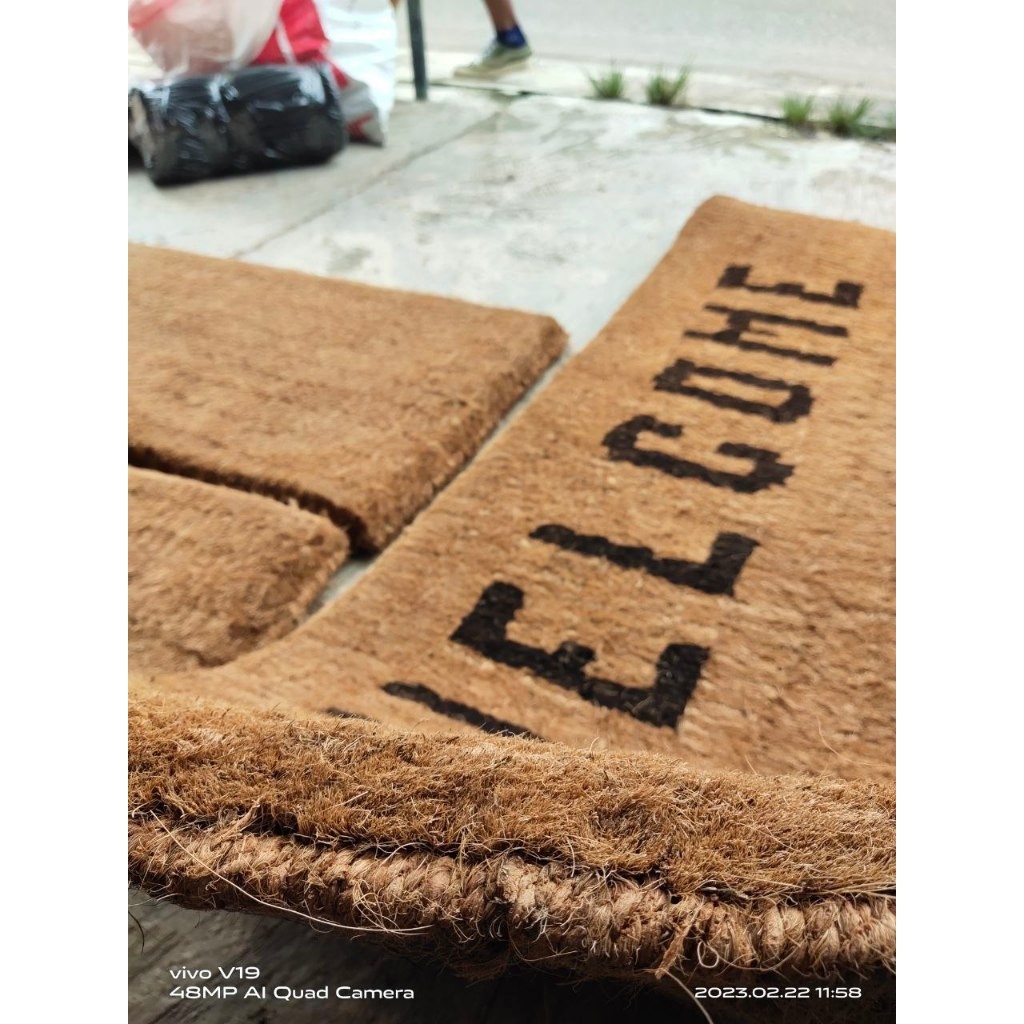 Keset Serabut Keset Sabut Kelapa Ijuk Tambang Welcome Tebal Keset lantai Keset loby Penghalau ular