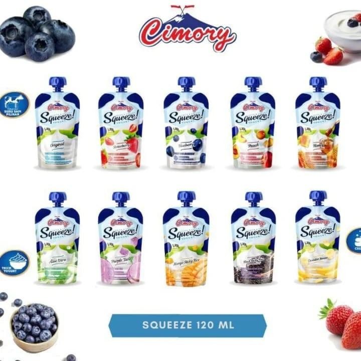 CIMORY SQUEEZE YOGURT ALL VARIAN 120 GRAM