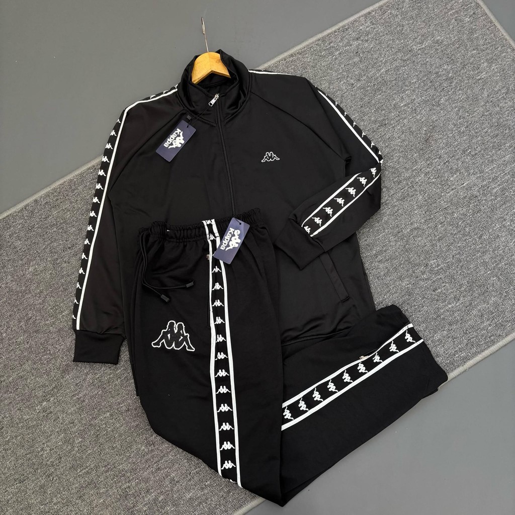 SETELAN TRACKTOP & TRACKPANTS KAPPA SET JAKET & CELANA PANJANG TRAINING PRIA WANITA CASUAL BRANDED