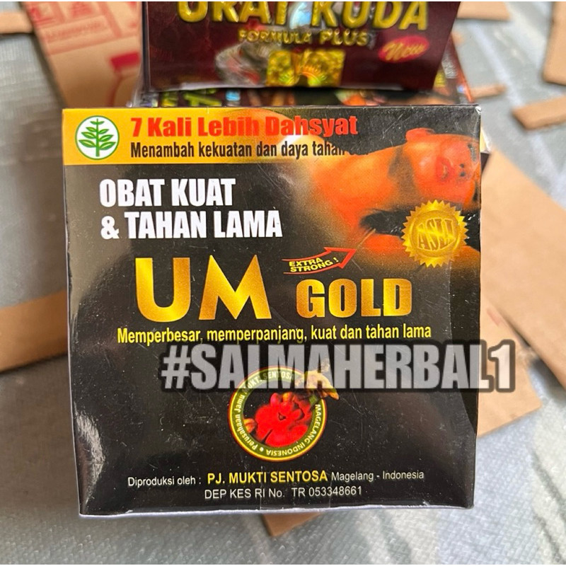 UM Gold Blister Kapsul Original Urat Madu 100% Premium