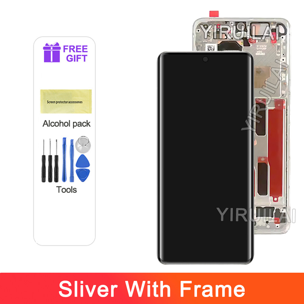 6.6'' AMOLED For Huawei P50 Pro LCD splay Tou Screen gitizer For Huawei JAD-AL50, JAD-LX9, JAD-AL00 