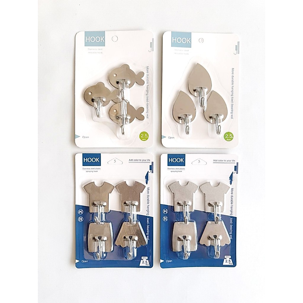 Gantungan Hook Tempel Stainless Steel