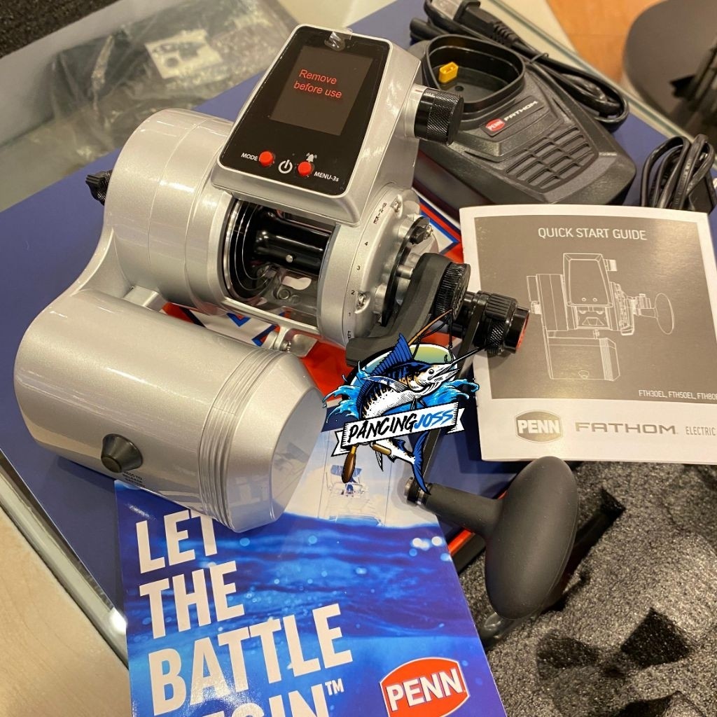 Reel Electric Penn Fathom Electric Reel Kit 30 New