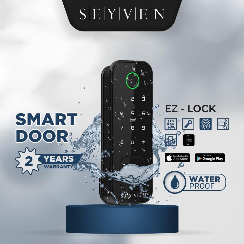 SEYVEN Smart Door Lock Kunci Pintu Digital Waterproof Door Lock