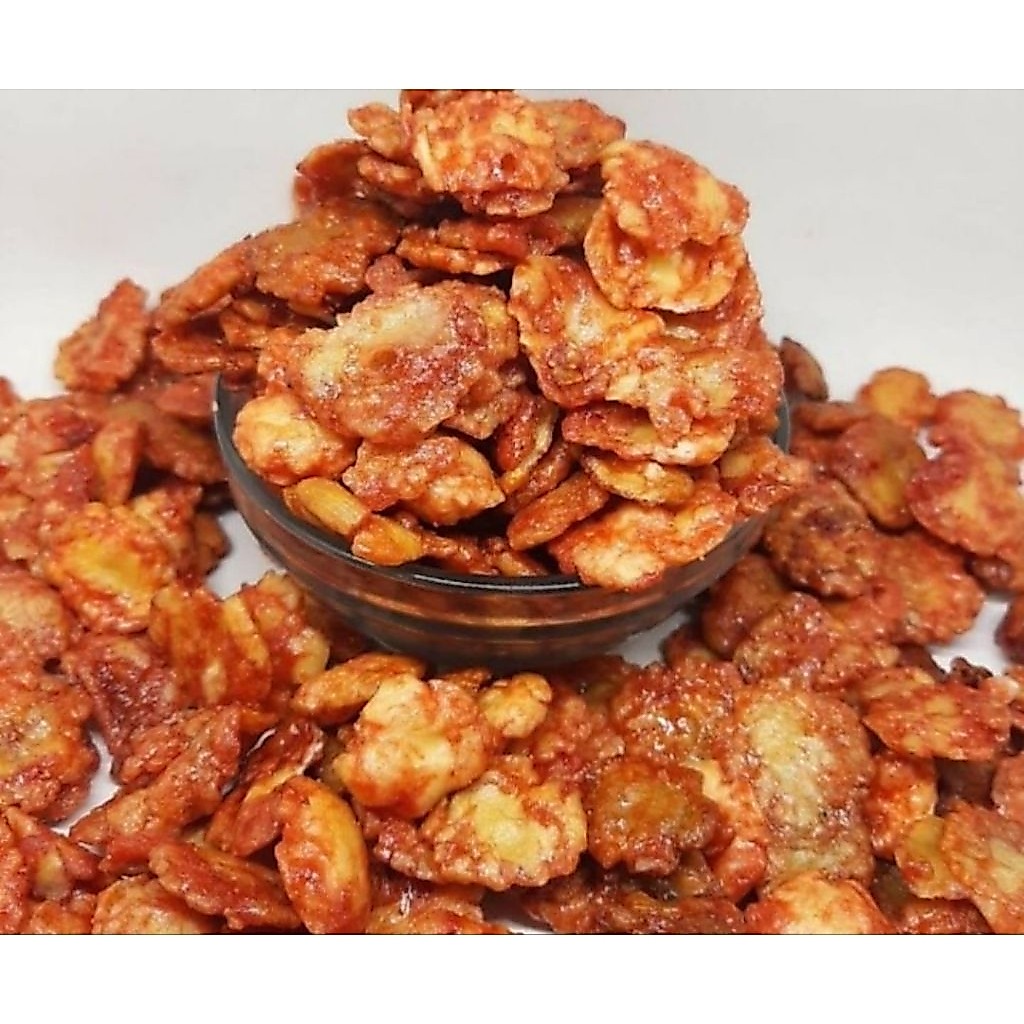 Emping Melinjo Pedas Manis Santi jaya - Camilan Kriuk dan Gurih 500 gram