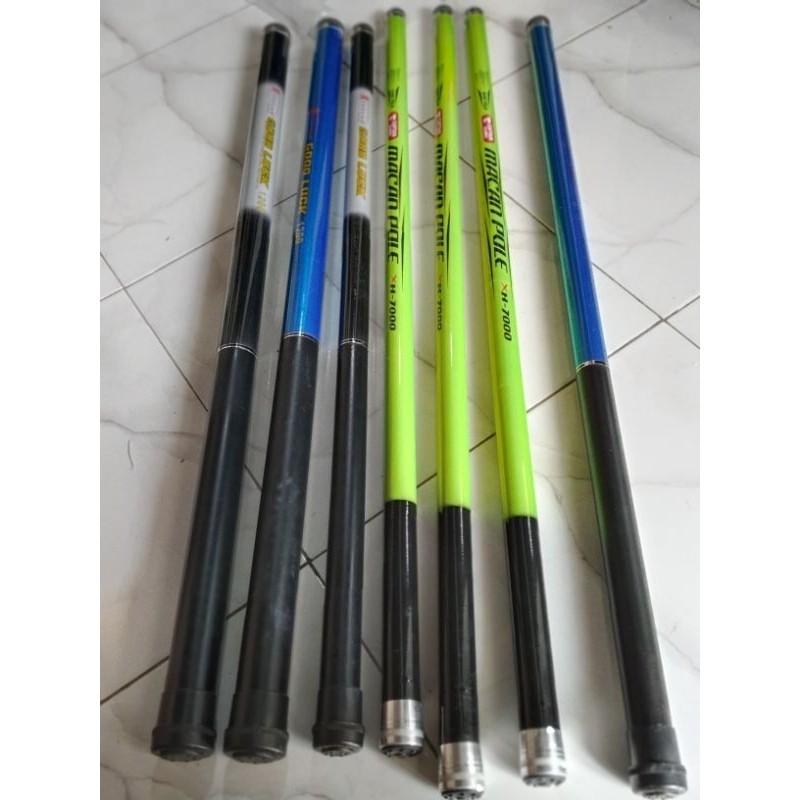 Tegek Bendera Giant Flag 12,10,9,8,7 Meter Joran pancing kaku solid