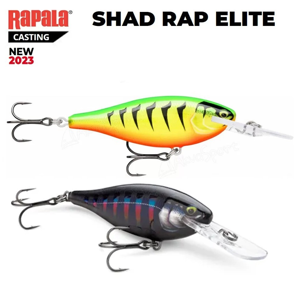 Lure Rapala Shad Rap Elite SRE55 - Umpan Casting Minnow 5.5cm 7gr Depth 2.4-2.7 m