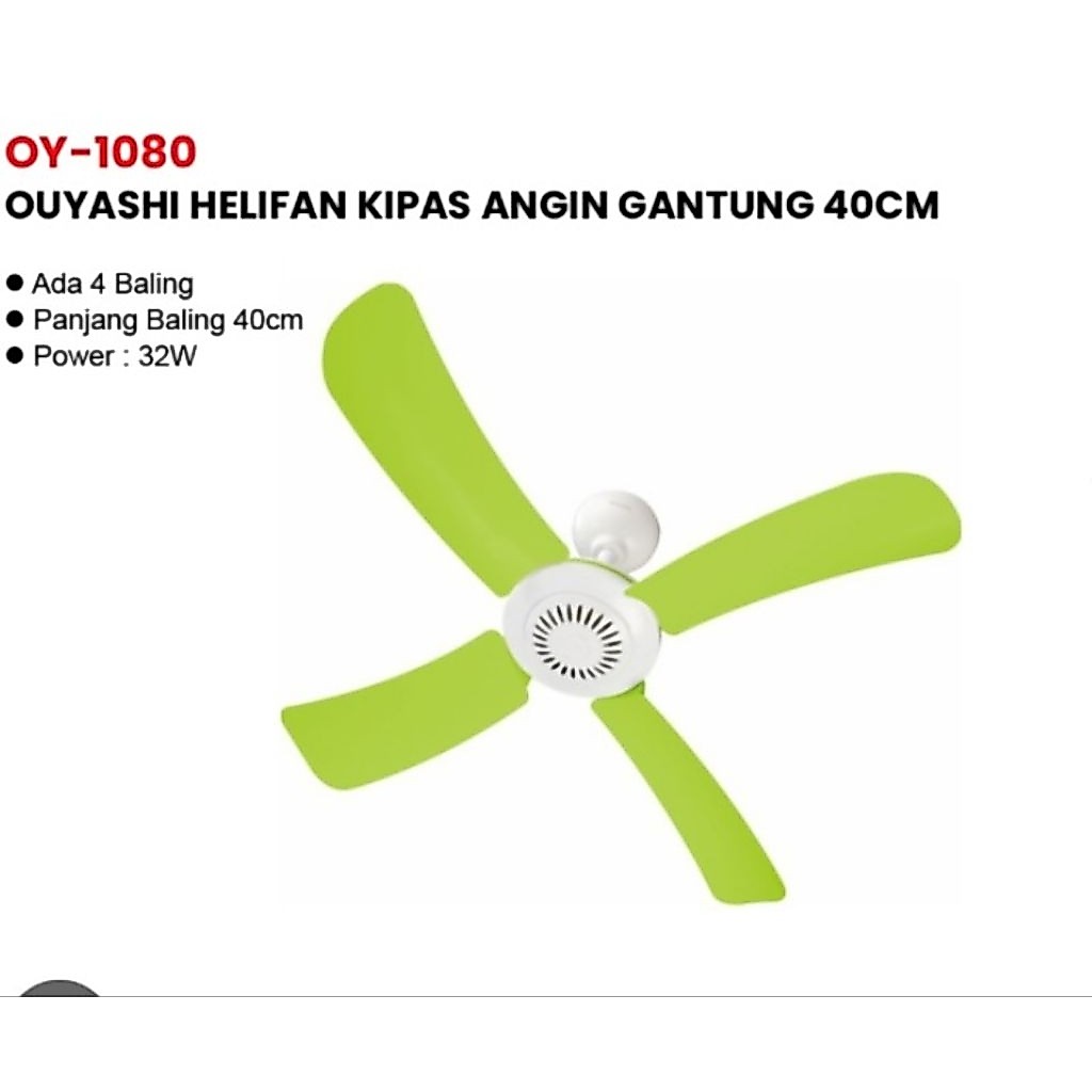 KIPAS ANGIN GANTUNG OUYASHI OY1080