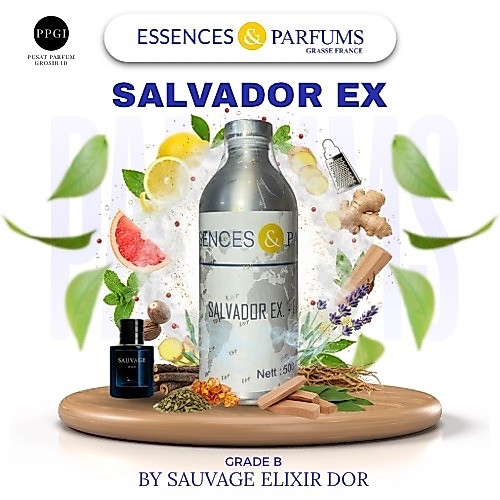 BIBIT PARFUM SALVADOR EX INSPIRED BY SAFAGE ELIX DOR GRADE B - BY ESSENCES & PARFUMS 100% MURNI