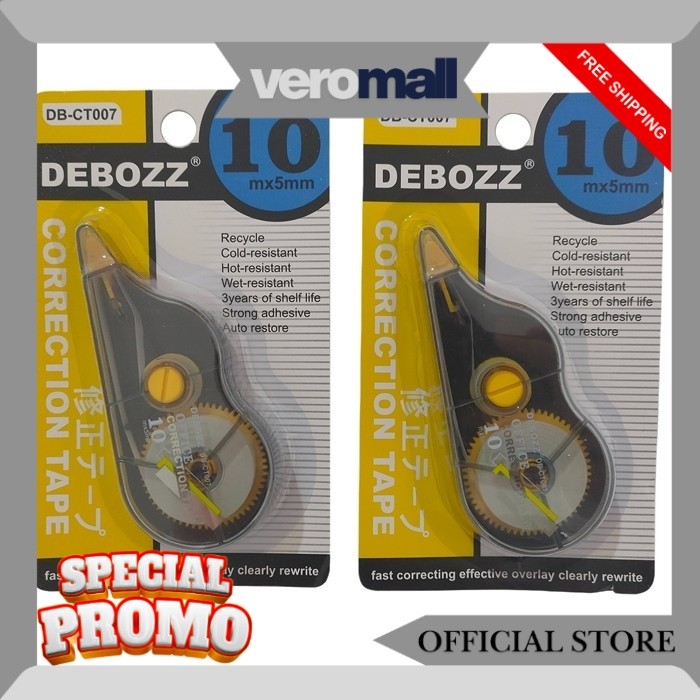 Tip Ex Debozz DB-CT007 / DB-CT007 Debozz Correction Tape SA