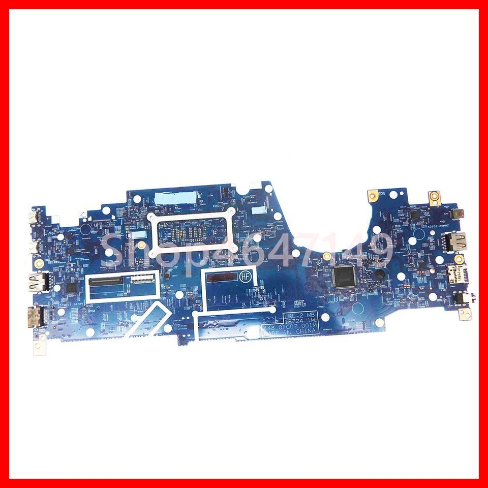 18724-1M  Notebook Mainboard For Lenovo ThinkPad Yoga L390 /L390 Laptop Motherboard with i3 i5 i7-8t