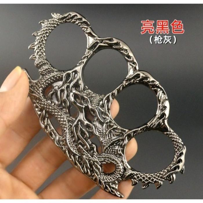 knuckle besi / tinju besi variasi motif macam macam BARNEKEL - naga