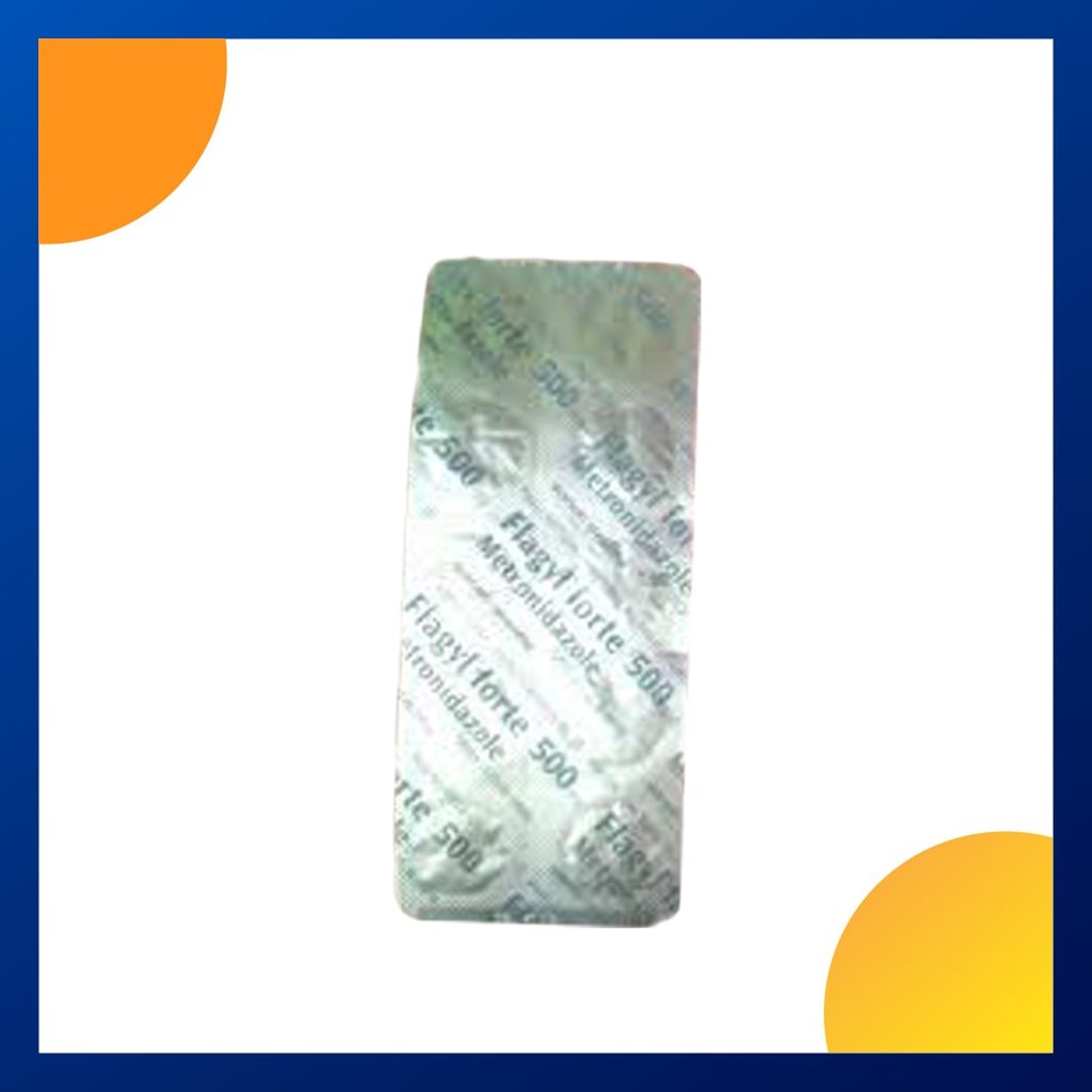 FLAGYL FORTE 1 BLISTER @ 10 TABLET SALUT SELAPUT