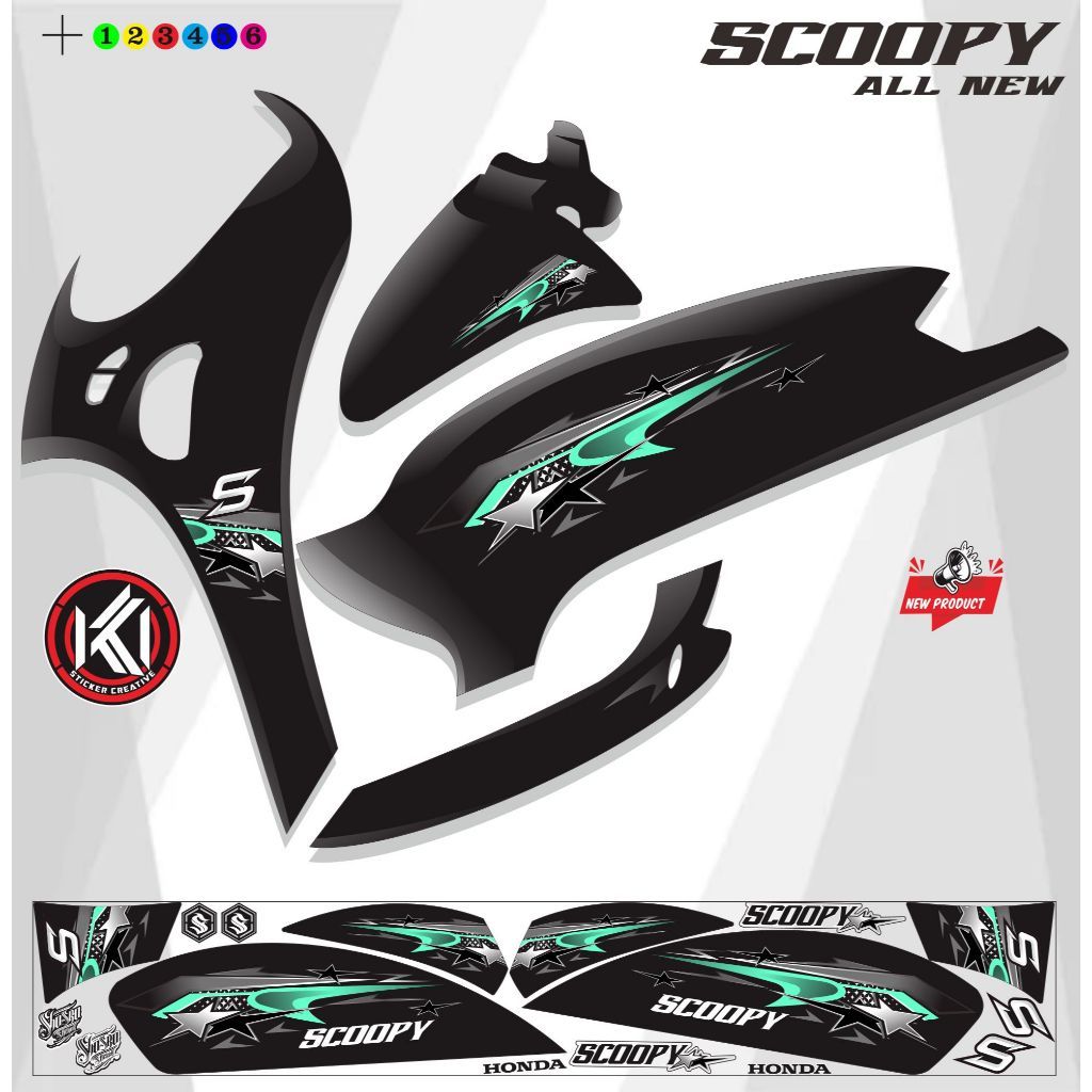 STRIPING MOTOR SCOOPY VARIASI LIS / STRIPING MOTOR SCOOPY LIS V12