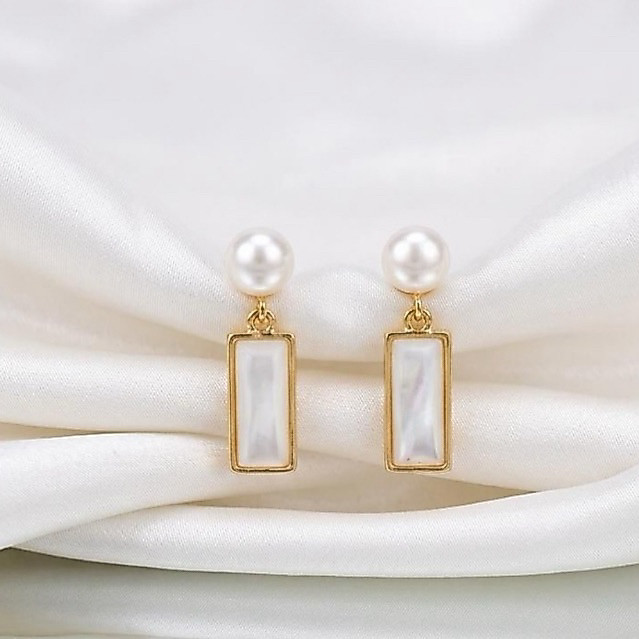 Anting Giwang Mutiara Asli - Anting Mutiara Lombok - Earrings Lombok Pearls