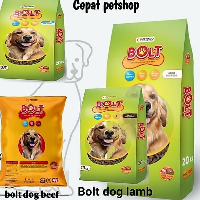 Bolt dog Dog Food (PAKET 10KG) makanan anjing bolt dog food