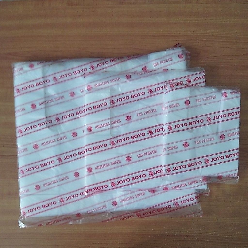 Kantong Plastik Kresek Bening Joyoboyo Merah