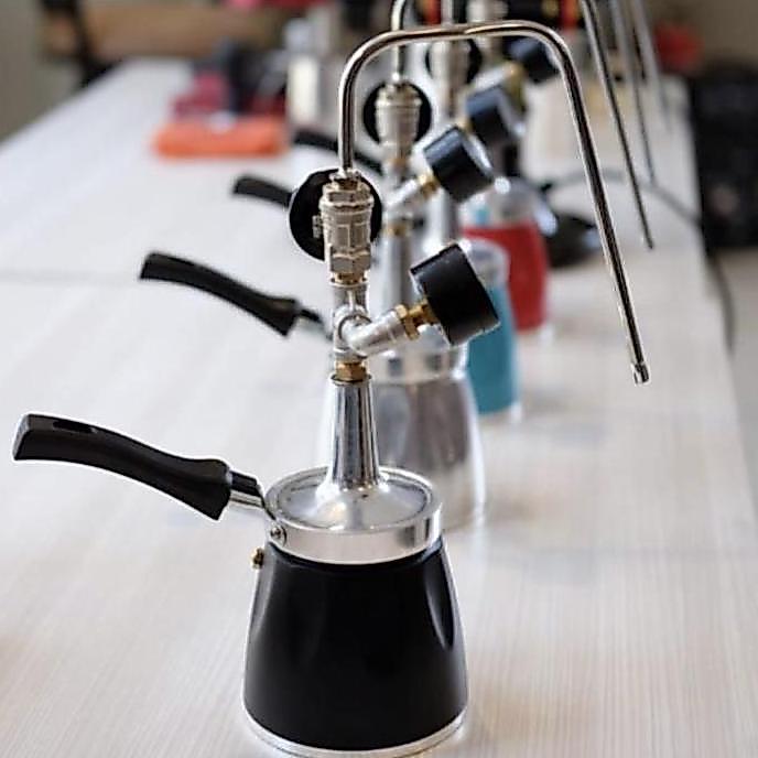Red Steamer Susu Manual 600 Ml Untuk Latte Cappucino 20 Kali Steam