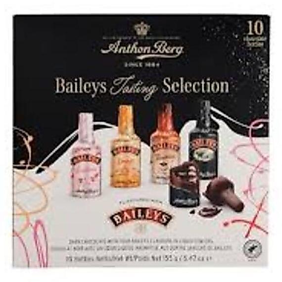 ANTHON BERG BAILEYS TASTING SELECTION 10 CHOCOLATE BOTTLE 155gr