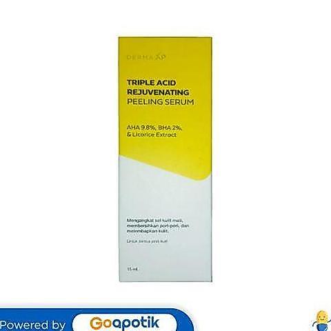 DERMA XP TRIPLE ACID REJUVENATING PEELING SERUM 15 ML