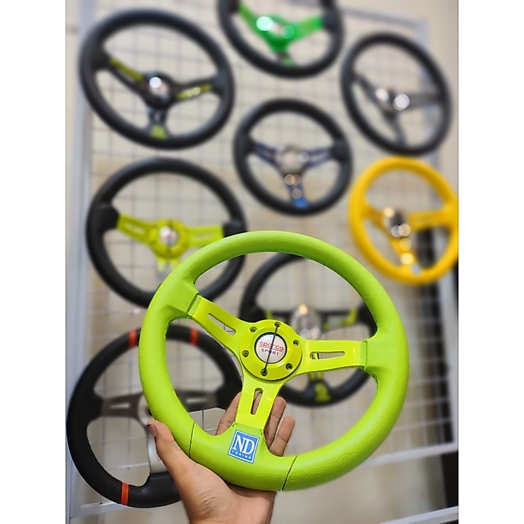 Setir Variasi • Stir Mobil Racing • Stir Universal Cocok untuk mobil/Truk