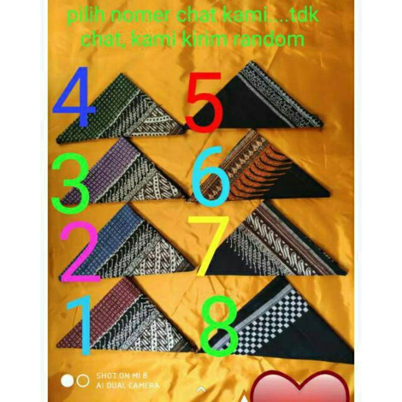 #@$ Udeng jawa ikat kepala slayer khas jawa tengah $#