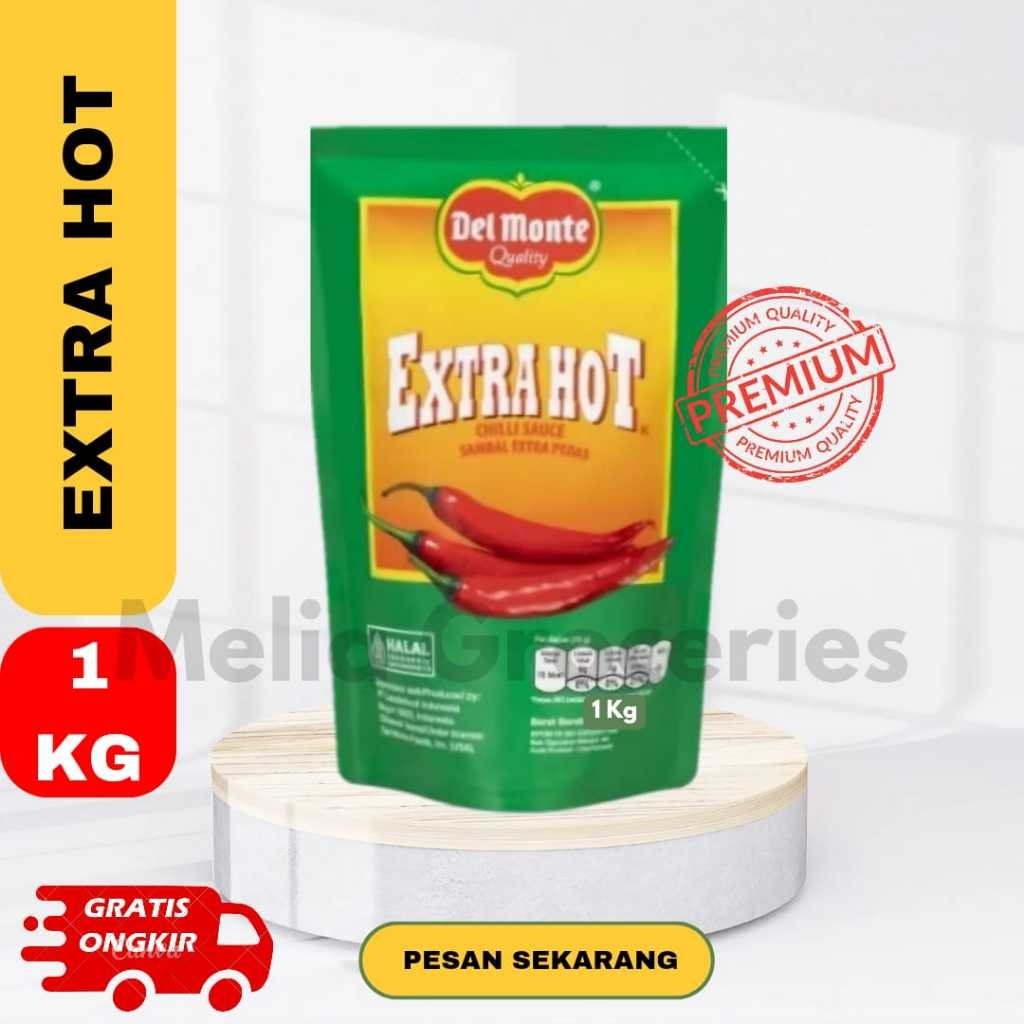 

Del Monte Saus Extra Hot CHILI pouch 1kg / Delmonte