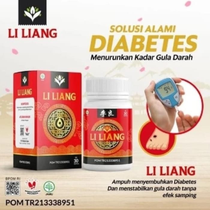 

PROMO Li Liang Obat Herbal Cina Li Liang Obat Diabetes Kencing Manis 30 Kapsul Original BPOM