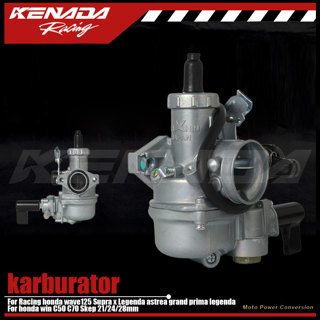 karbu karburator Racing wave125 Supra x Legenda astrea grand prima legenda win C50 C70 Skep 21/24/28