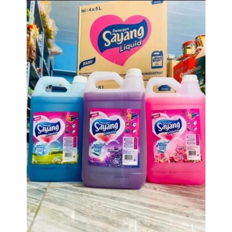 Sabun Sayang Detergent Laundry Liquid Sabun 5 Liter Detergent Sayang