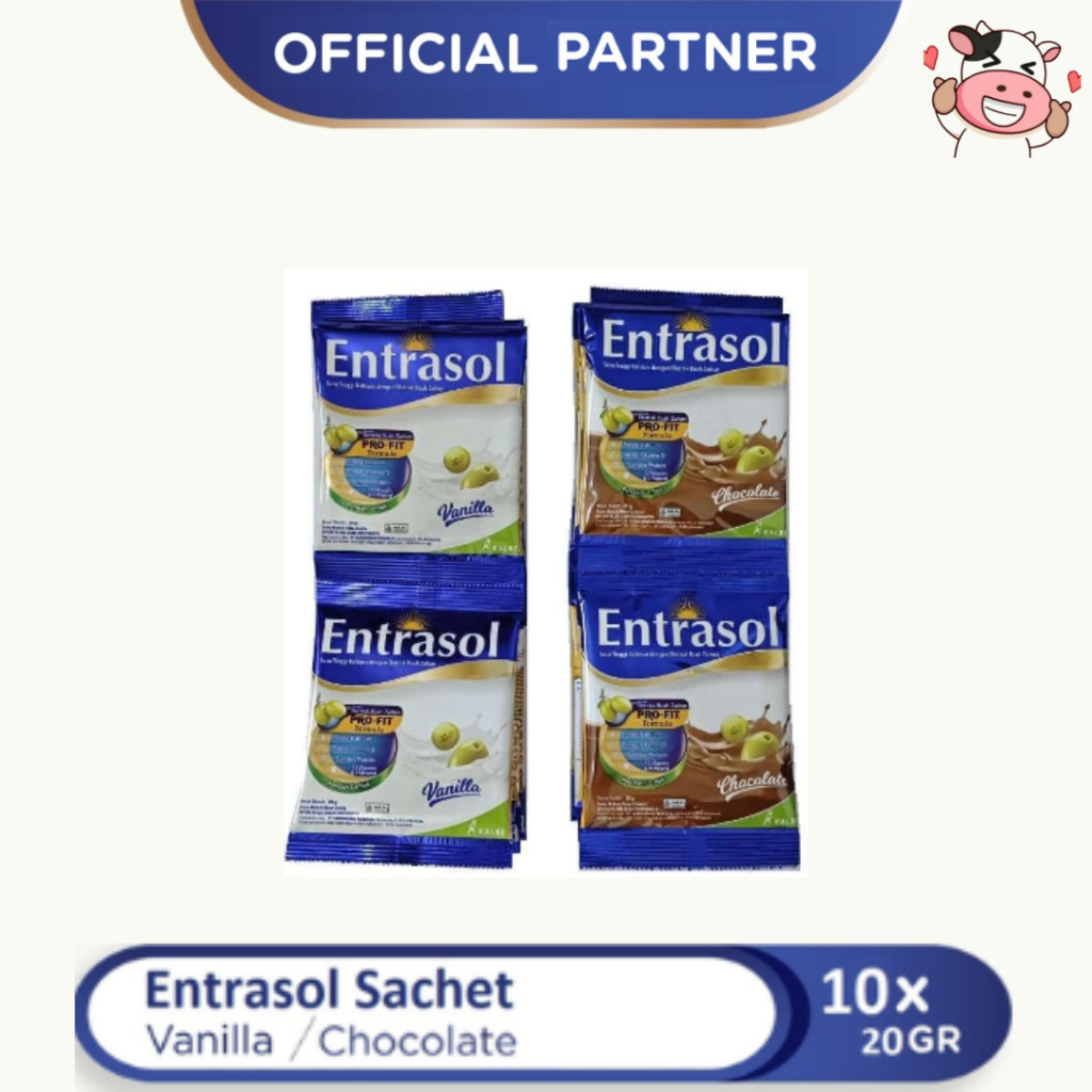 

New Entrasol Renceng Sachet 10x20gr Coklat Vanila Chocolate VanillaPremium