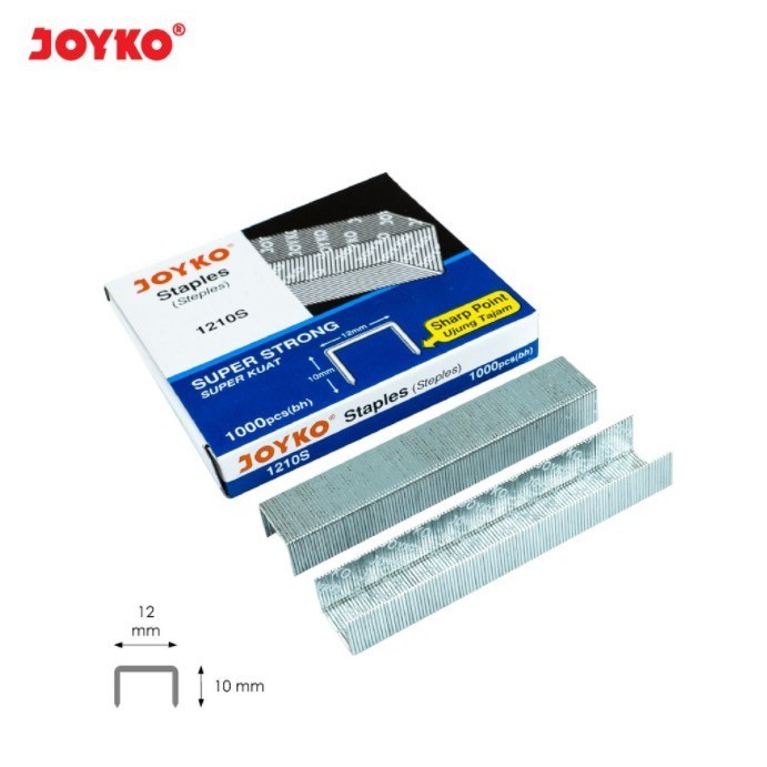 

BPP Ecer Heavy Duty Staples Isi Stapler Refill Stapler Joyko 1210S 1 Pak