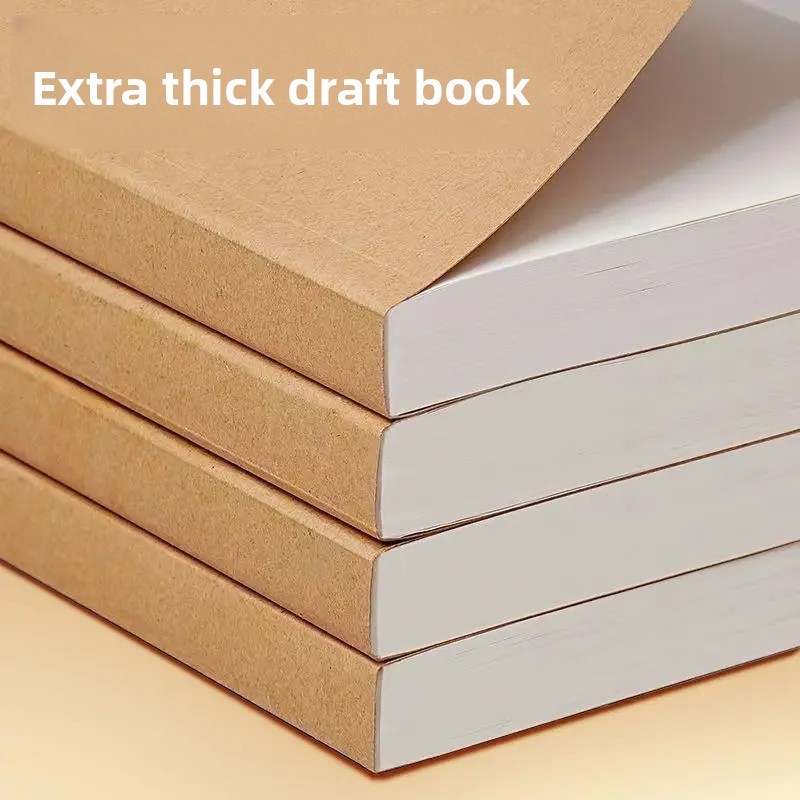 

Thickened A5 Blank Notebook Eye Protection Inner Pages Classroom Drawing Copy Premium Design Draft Paper Office Supplies