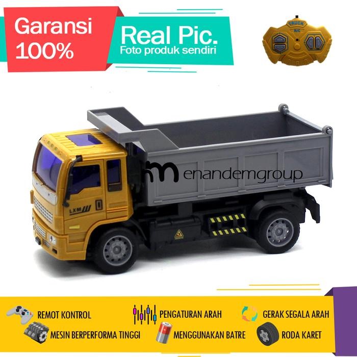 Mainan Mobil Remot Kontrol RC Dump Truk Max - Dump Truk