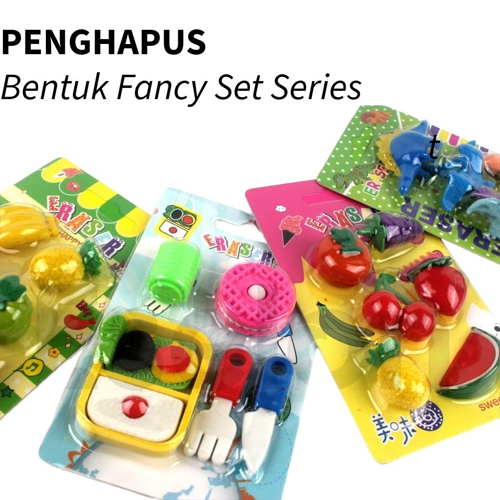

♚1set Penghapus Bentuk Lucu / Penghapus Bentuk Karakter♚