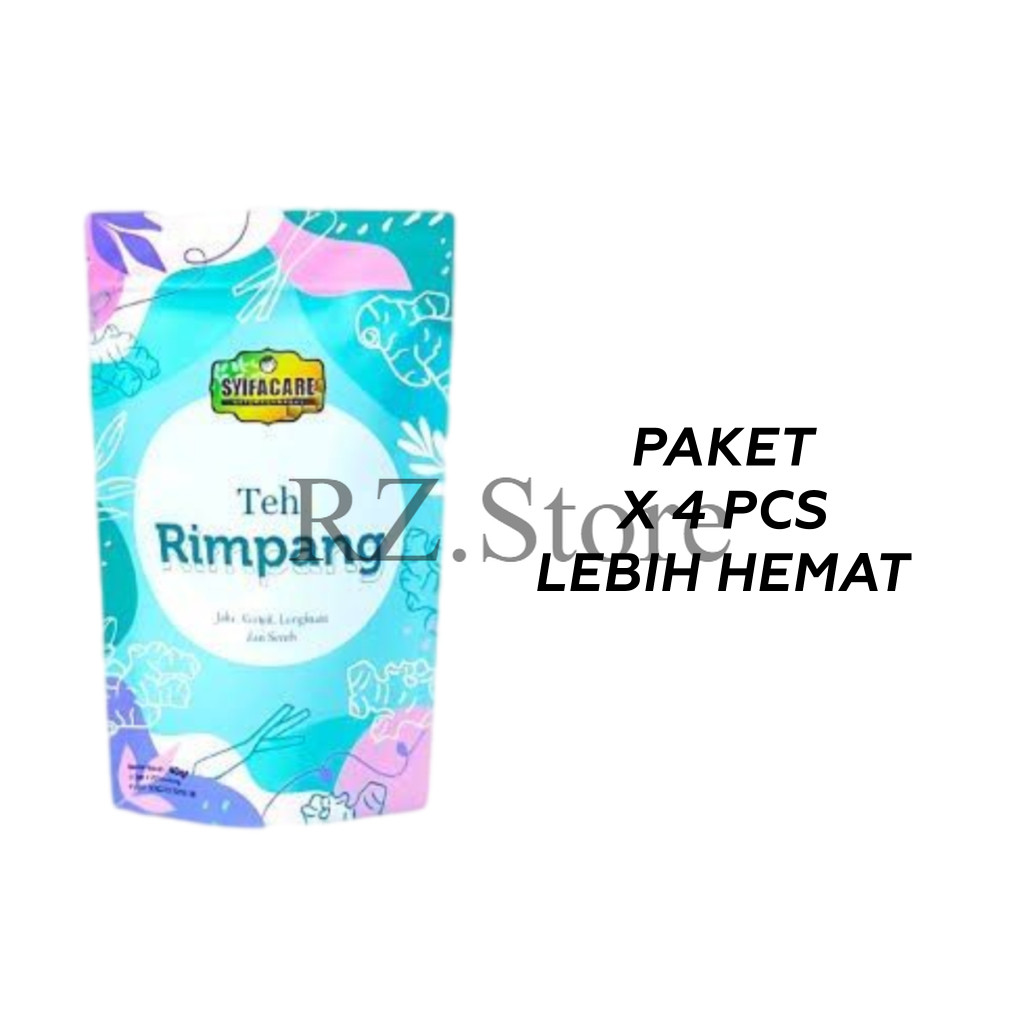 

4 PCS Teh Herbal Rimpang Syifacare – Minuman Celup Rempah 20 Kantong BPOM